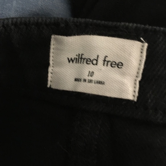 WILFRED FREE Black TWOSTEP High Rise Flared Pant 10 - Picture 5 of 7